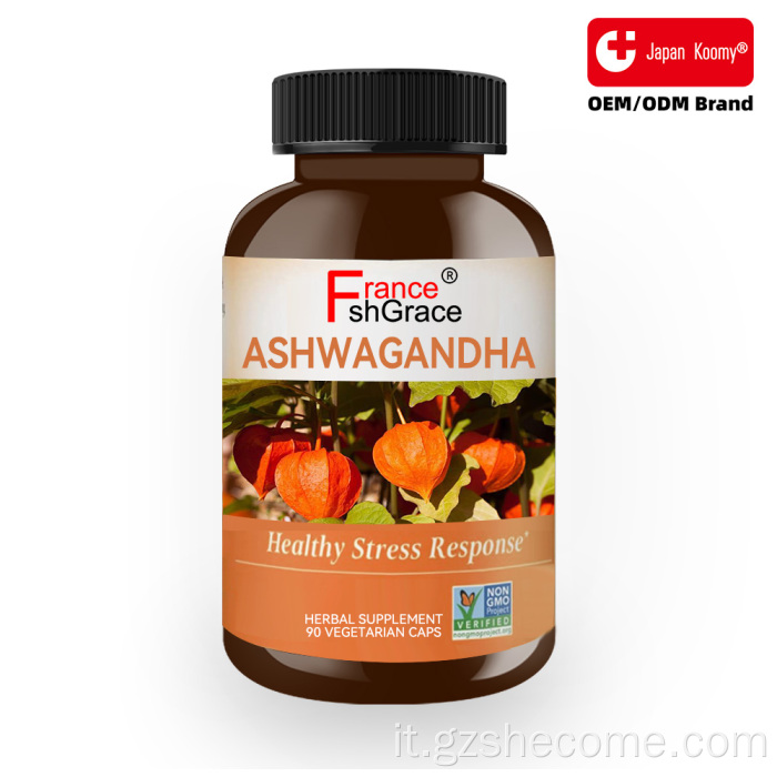 Estratto di Ashwagandha Capsule di radice di ashwagandha antistress